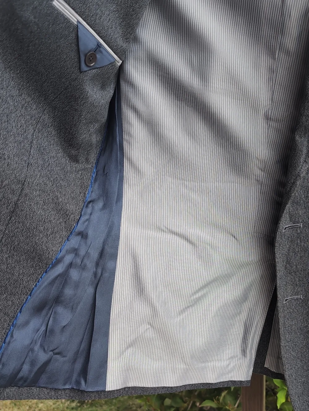 Banana Republic Men's Gray Blazer - 36 Short